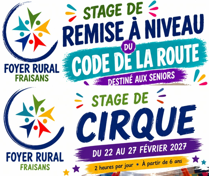 Lire la suite à propos de l’article Stages 2026/2027